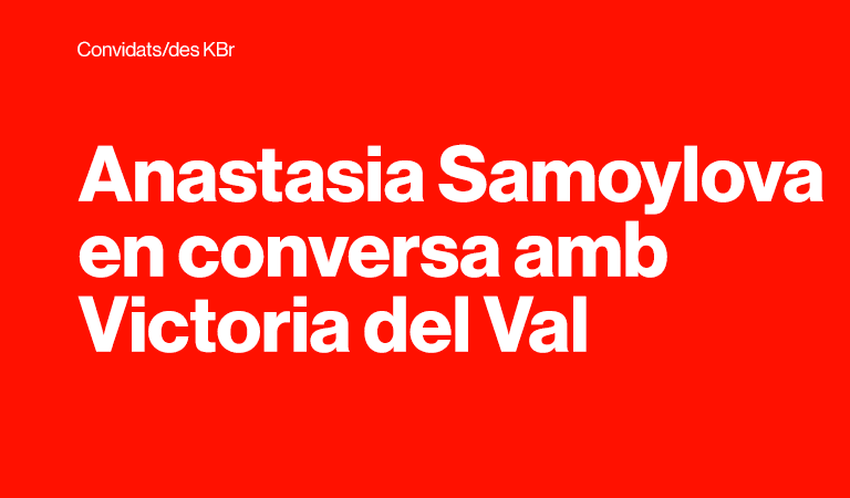 Anastasia Samoylova en conversa amb Victoria del Val