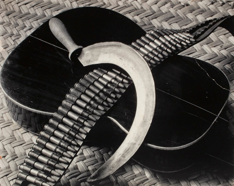 Tina Modotti, Canana, sickle and guitar, 1928 Collection and Archive of Fundación Televisa