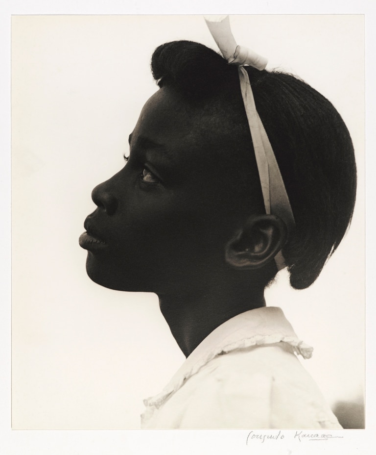 Consuelo Kanaga, Young Girl in Profile, 1948. Brooklyn Museum, gift of Wallace B. Putnam from the Estate of Consuelo Kanaga © Brooklyn Museum