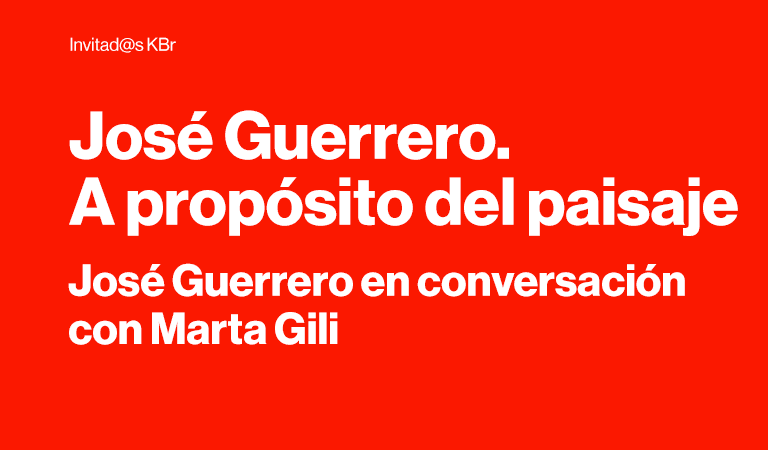 José Guerrero en conversación con Marta Gili