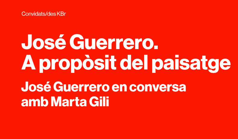 José Guerrero en conversa amb Marta Gili