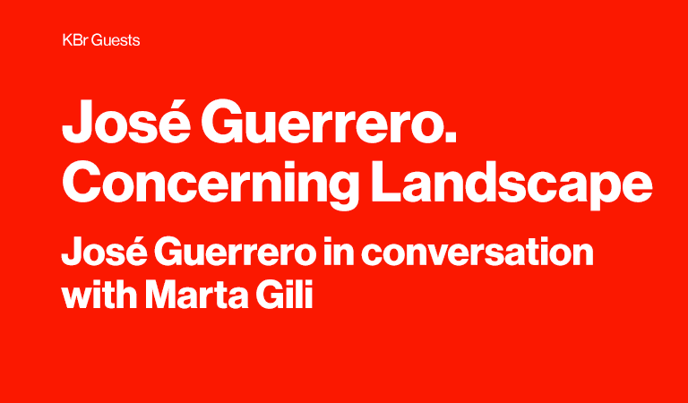 José Guerrero in conversation with Marta Gili